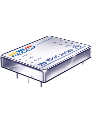 Recom - RP30-483.3SE - DC/DC converter 36...75 VDC 3.3 VDC, RP30-483.3SE, Recom