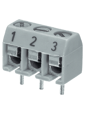 RIA Connect - 31001103 (NUMBERED) - PCB Terminal Block Pitch 5 mm horizontal 3P, 31001103 (NUMBERED), RIA Connect
