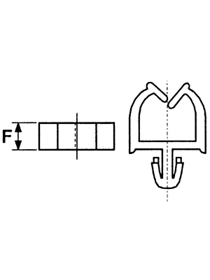 Richco - MWSEA1-1-01 - Micro Wire Saddle 3 mm -40...+85 C natural 2.9 mm Nylon 66 (UL 94 V-2), MWSEA1-1-01, Richco