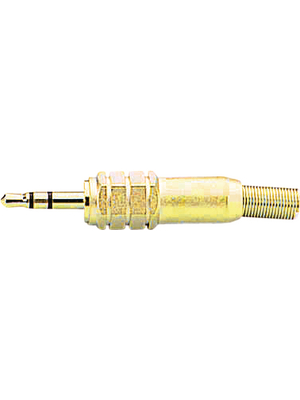 Daikei Denshi - RM-558C/G - Jack plug ?2.5 mm gold 3P, RM-558C/G, Daikei Denshi