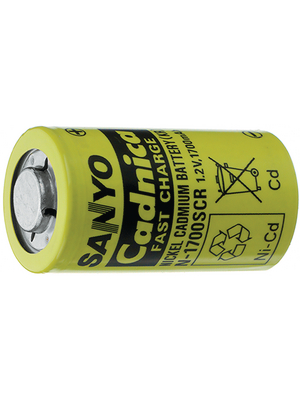 Sanyo - N-3000CR - NiCd Battery 1.2 V 3000 mAh Consumer Version, N-3000CR, Sanyo