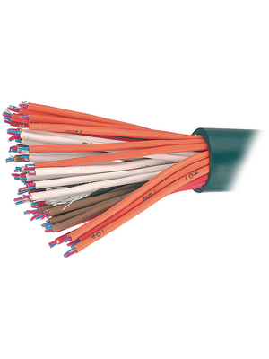 Contrik - ZNKMP2/9 - Audio cable   2 x 2x0.22 mm2 black, ZNKMP2/9, Contrik