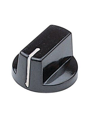 Yuh Lee Enterprise - K-016 - Instrument knob black 27 mm, K-016, Yuh Lee Enterprise