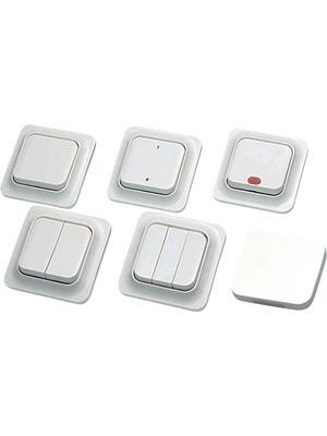 Schneider Electric - E 18 301 17 - Wall switch Flush mounted 2 make contacts (NO), E 18 301 17, Schneider Electric