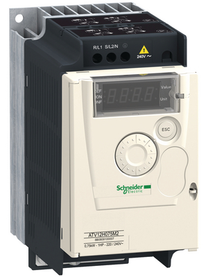Schneider Electric - ATV12H037M2 - Frequency converter ALTIVAR ATV12 0.37 kW, 200...240 VAC Single phase, ATV12H037M2, Schneider Electric