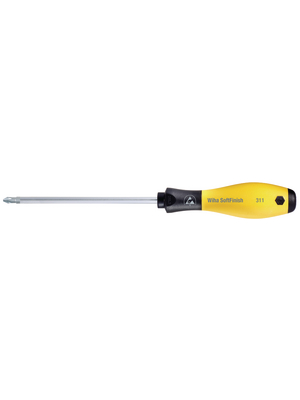 Wiha - 311ESD PH0 X 60 - Screwdriver ESD Phillips PH0, 311ESD PH0 X 60, Wiha