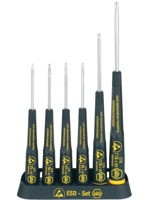 Wiha - 278 K6 - Screwdriver set ESD 6 p., 278 K6, Wiha