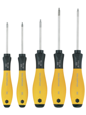Wiha - 362ESD K 5 - Screwdriver set ESD 5 p., 362ESD K 5, Wiha
