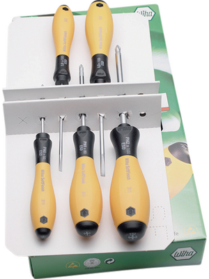 Wiha - 302ESD HK 5 - Screwdriver set ESD 5 p., 302ESD HK 5, Wiha