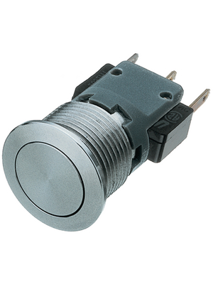 Schurter - 1241.6611.1120000 - Push-button Switch, vandal proof 16.1 mm 250 VAC/DC 3 A 1 change-over (CO), 1241.6611.1120000, Schurter