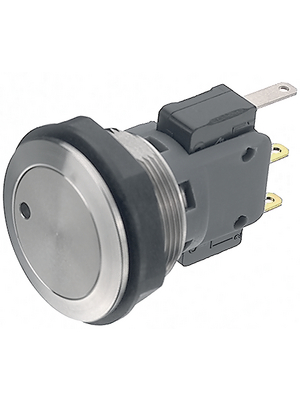 Schurter - 1241.6663.1121000 - Push-button Switch, vandal proof 30 mm 250 VAC/DC 3 A 1 change-over (CO), 1241.6663.1121000, Schurter