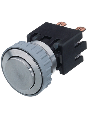 Schurter - 1241.6821.1110000 - Push-button Switch, vandal proof 19 mm 30 VDC 0.1 A 1 make contact (NO), 1241.6821.1110000, Schurter