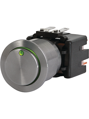 Schurter - 1241.6823.1112000 - Push-button Switch, vandal proof 19 mm 30 VDC 0.1 A 1 make contact (NO), 1241.6823.1112000, Schurter