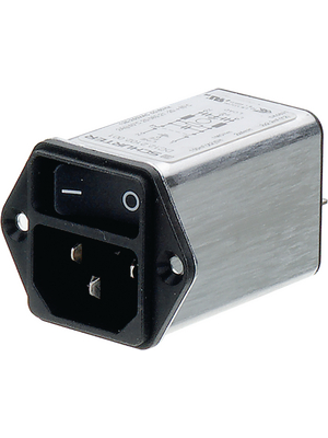 Schurter - DC12.1102.001 - Power inlet with filter 1 A 250 VAC, DC12.1102.001, Schurter