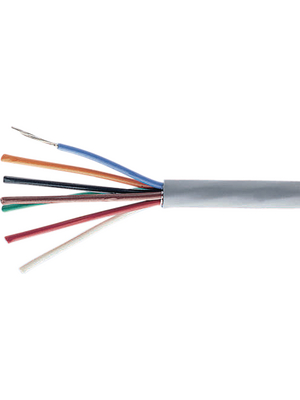 Alpha Wire - 1896C SL001 - Control cable 3 x 0.50 mm2 unshielded Stranded tin-plated copper wire grey, 1896C SL001, Alpha Wire