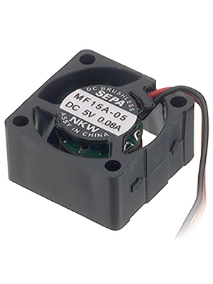Sepa - MF 15A05 - Axial fan DC 15 x 15 x 8 mm 0.6 m3/h 5 VDC 0.4 W, MF 15A05, Sepa