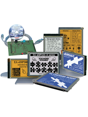 Electronic Assembly - EA EDIP240B-7LW - LCD graphic display 240 x 128 Pixel, EA EDIP240B-7LW, Electronic Assembly