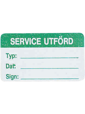 No Brand - SERVICE UTF?RD 40X23 - Sticker, 40x23mm, SERVICE UTF?RD 40X23, No Brand