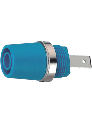 Staeubli Electrical Connectors - SAB4-F/A GREEN-YELLOW - Safety socket ? 4 mm yellow/green CAT II N/A, SAB4-F/A GREEN-YELLOW, St?ubli Electrical Connectors