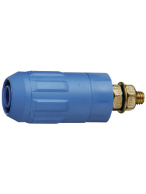 Staeubli Electrical Connectors - XUB-G BLACK - Safety socket ? 4 mm black CAT II N/A, XUB-G BLACK, St?ubli Electrical Connectors