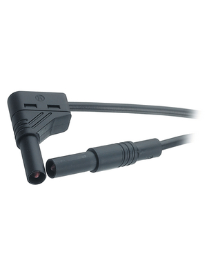 SKS Kontakttechnik - MLS WG 200/1 BLACK - Safety test lead ? 4 mm black 200 cm 1 mm2 CAT III, MLS WG 200/1 BLACK, SKS Kontakttechnik
