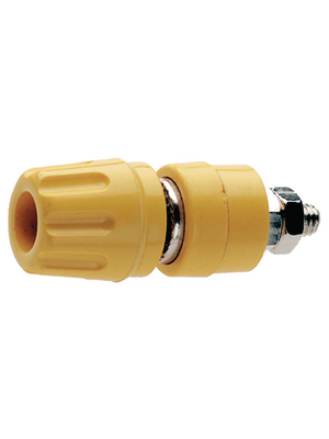 SKS Kontakttechnik - PKI 10 A YELLOW - Binding post ? 4 mm yellow, PKI 10 A YELLOW, SKS Kontakttechnik