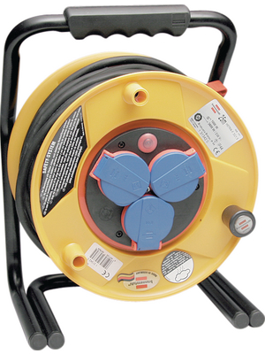 Brennenstuhl - 1312500 - Extension Cable Reels, with PE Plug 40 m F (CEE 7/4), 1312500, Brennenstuhl