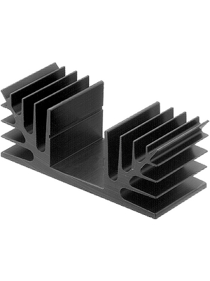 Fischer Elektronik - SK 08/75/SA - Heat sink 75 mm 1.8 K/W black anodised, SK 08/75/SA, Fischer Elektronik