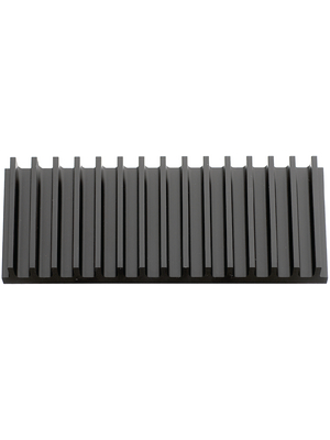 Fischer Elektronik - SK 105/ 100/ SA - Heat sink 100 mm 2.2 K/W black anodised, SK 105/ 100/ SA, Fischer Elektronik