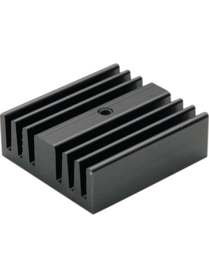Fischer Elektronik - SK 126/ 50/ SA - Heat sink 50 mm 6.5 K/W black anodised, SK 126/ 50/ SA, Fischer Elektronik