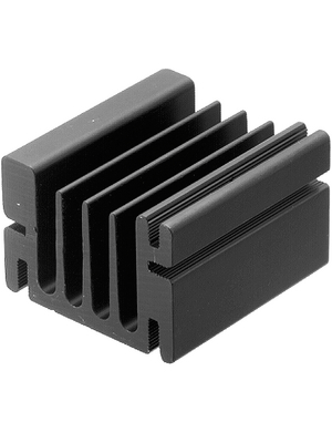 Fischer Elektronik - SK 68/ 100/ SA - Heat sink 100 mm 3 K/W black anodised, SK 68/ 100/ SA, Fischer Elektronik