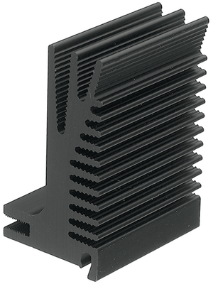 Fischer Elektronik - SK 487/50/SA - Heat sink 50 mm 4 K/W black anodised, SK 487/50/SA, Fischer Elektronik
