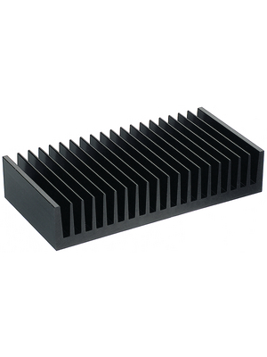 Fischer Elektronik - SK 47/ 100/ SA - Heat sink 100 mm 0.7 K/W black anodised, SK 47/ 100/ SA, Fischer Elektronik