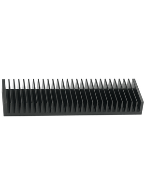 Fischer Elektronik - SK 49/75/SA - Heat sink 75 mm 1 K/W black anodised, SK 49/75/SA, Fischer Elektronik