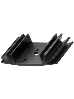 Fischer Elektronik - SK 31/37,5 SA-3 - Heat sink 37.5 mm 7 K/W black anodised, SK 31/37,5 SA-3, Fischer Elektronik