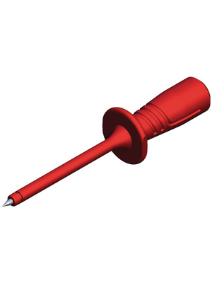 SKS Kontakttechnik - PRUEF 2600 RED - Test probe ? 4 mm red 1000 V, 1 A, CAT III, PRUEF 2600 RED, SKS Kontakttechnik