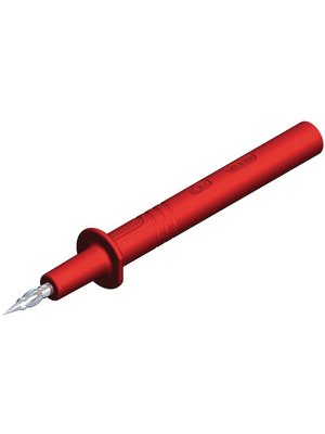 SKS Kontakttechnik - PRUEF 2700 RED - Safety test probe ? 4 mm red 1000 V, 32 A, CAT II, PRUEF 2700 RED, SKS Kontakttechnik