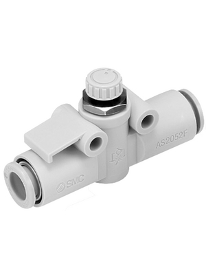 SMC - AS2052F-06 - One-way restrictor 0...1 MPa 6.0 mm R1/4, AS2052F-06, SMC