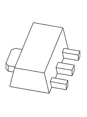 Infineon - BCV48 - Darlington transistor SOT-89 PNP -60 V, BCV48, Infineon