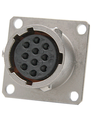 Souriau - UT0W0106SH6 - Device bushing UT0W 6-pin Trim Trio UT0W Poles=6 N/A Female Housing size10, UT0W0106SH6, Souriau