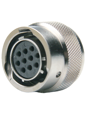 Souriau - UT0W61210SH - Cable socket UT0W 10-pin Trim Trio UT0W Poles=10 N/A Female Housing size12, UT0W61210SH, Souriau