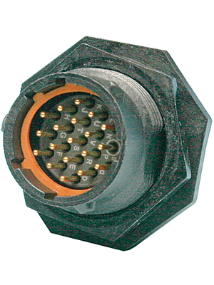 Souriau - UTS714E19P - Panel Mount Plug UTS Hi seal Poles=19 N/A Male Housing size14, UTS714E19P, Souriau