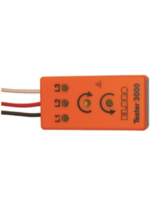 Elbro - TESTER 3000 - Rotary field measuring device 100...600 V, TESTER 3000, Elbro