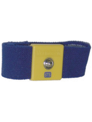 Statech Systems - 05SJ3143B - ESD wrist strap blue, 05SJ3143B, Statech Systems