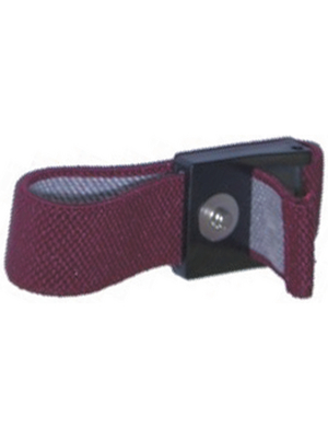 Statech Systems - 05SZ-BX4 - ESD wrist strap bordeaux, 05SZ-BX4, Statech Systems
