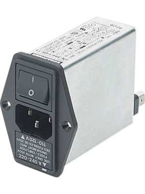 Schaffner - FN394-1/05-11 - Power inlet with filter 1 A 250 VAC, FN394-1/05-11, Schaffner