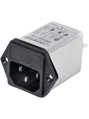 Schaffner - FN9260-1-06 - Power inlet with filter 1 A 250 VAC, FN9260-1-06, Schaffner
