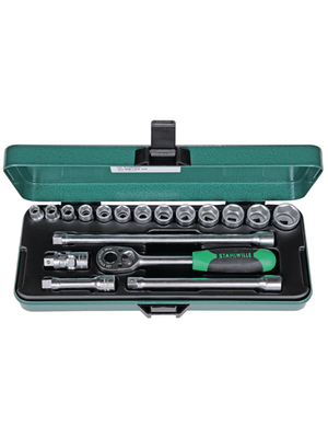 Stahlwille - 456/13/5 - Socket Wrench Set, 3/8'', 456/13/5, Stahlwille