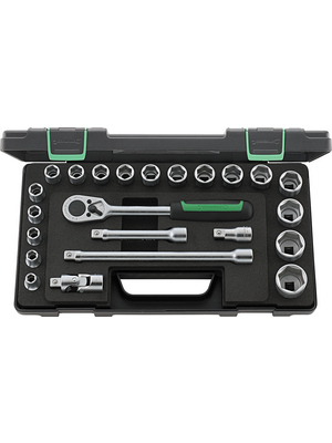 Stahlwille - 52/18/5 - Socket Wrench Set, 1/2'', 52/18/5, Stahlwille