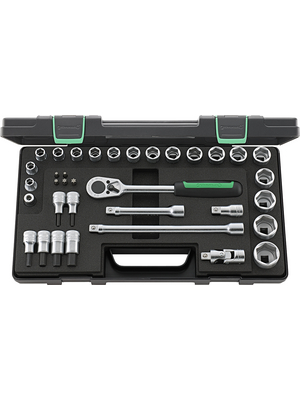 Stahlwille - 1/2-35 TLG. - Socket Wrench Set, 1/2'', 1/2-35 TLG., Stahlwille